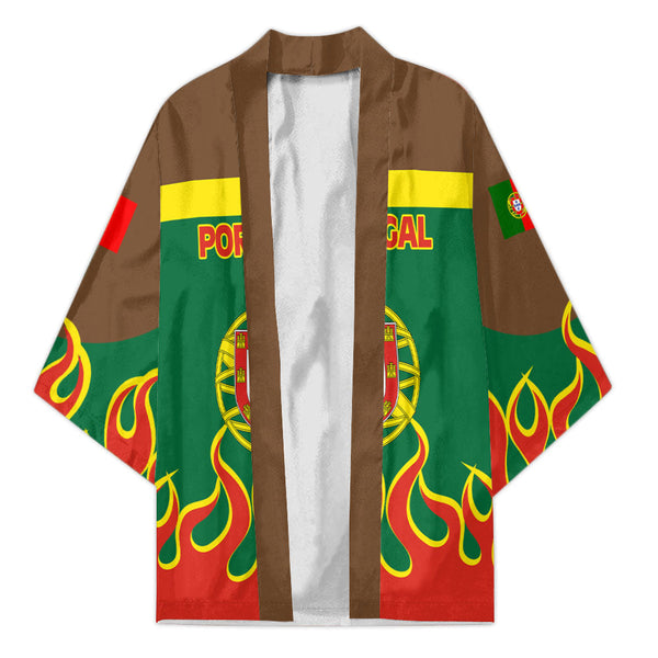 Portugal Kimono Flag & Coat Of Arms Fire Hockey Style