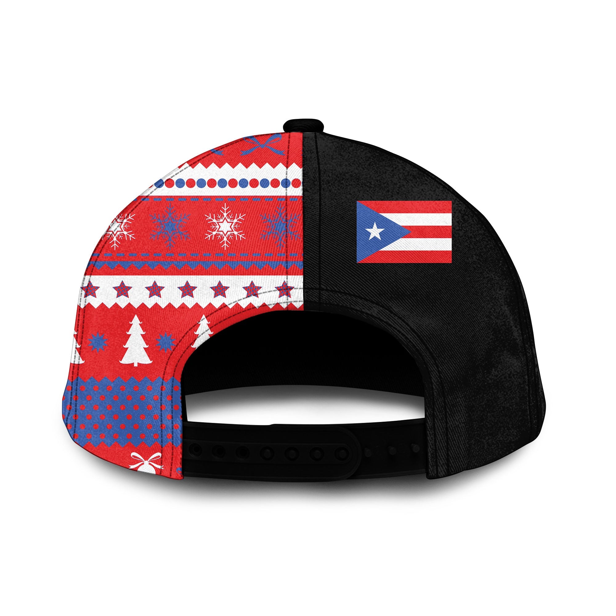 Puerto Rico Classic Cap Coat Of Arms Christmas Style