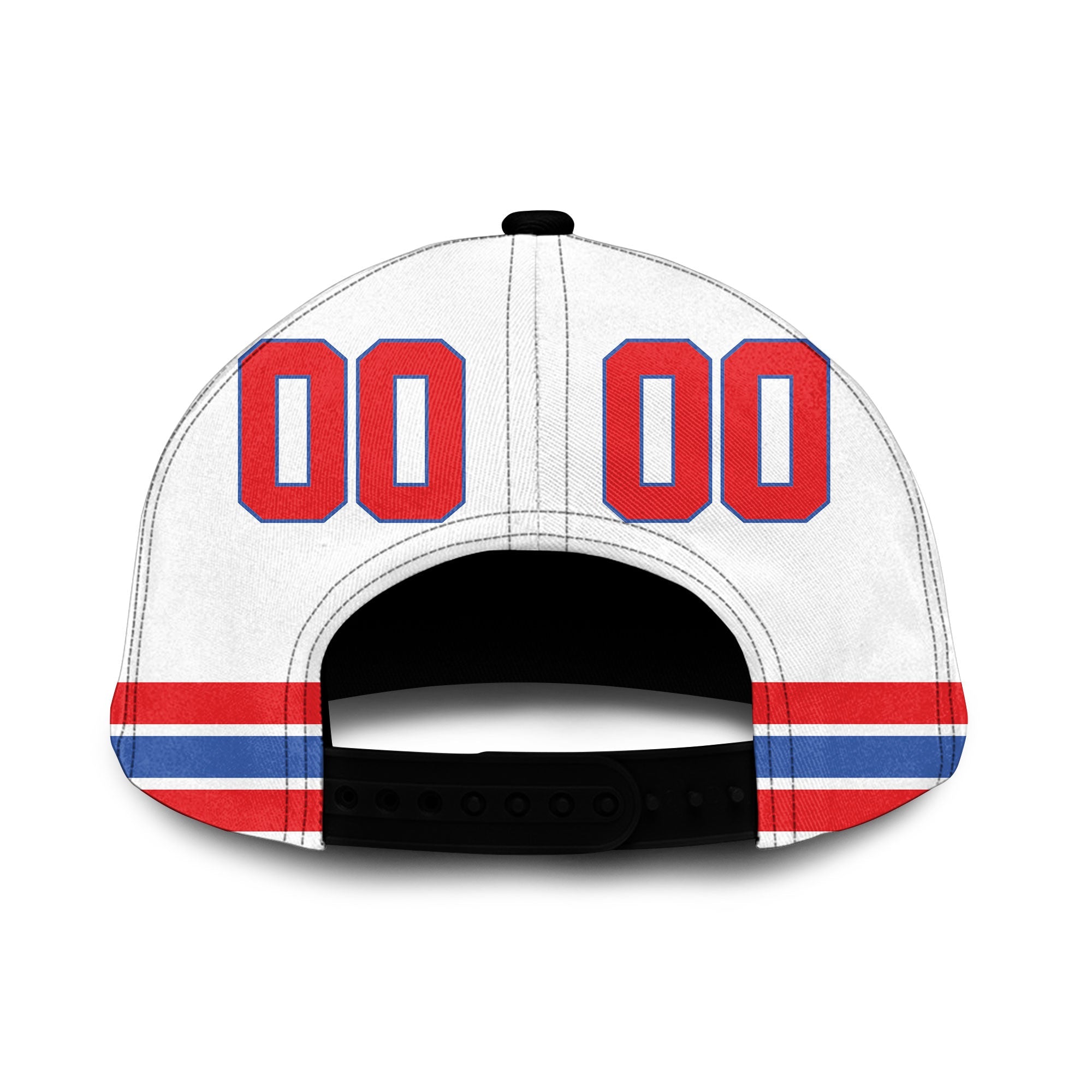 Puerto Rico Classic Cap Flag & Coat Of Arms Hockey Style