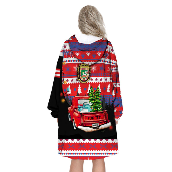 Puerto Rico Snug Hoodie Coat Of Arms Christmas Style