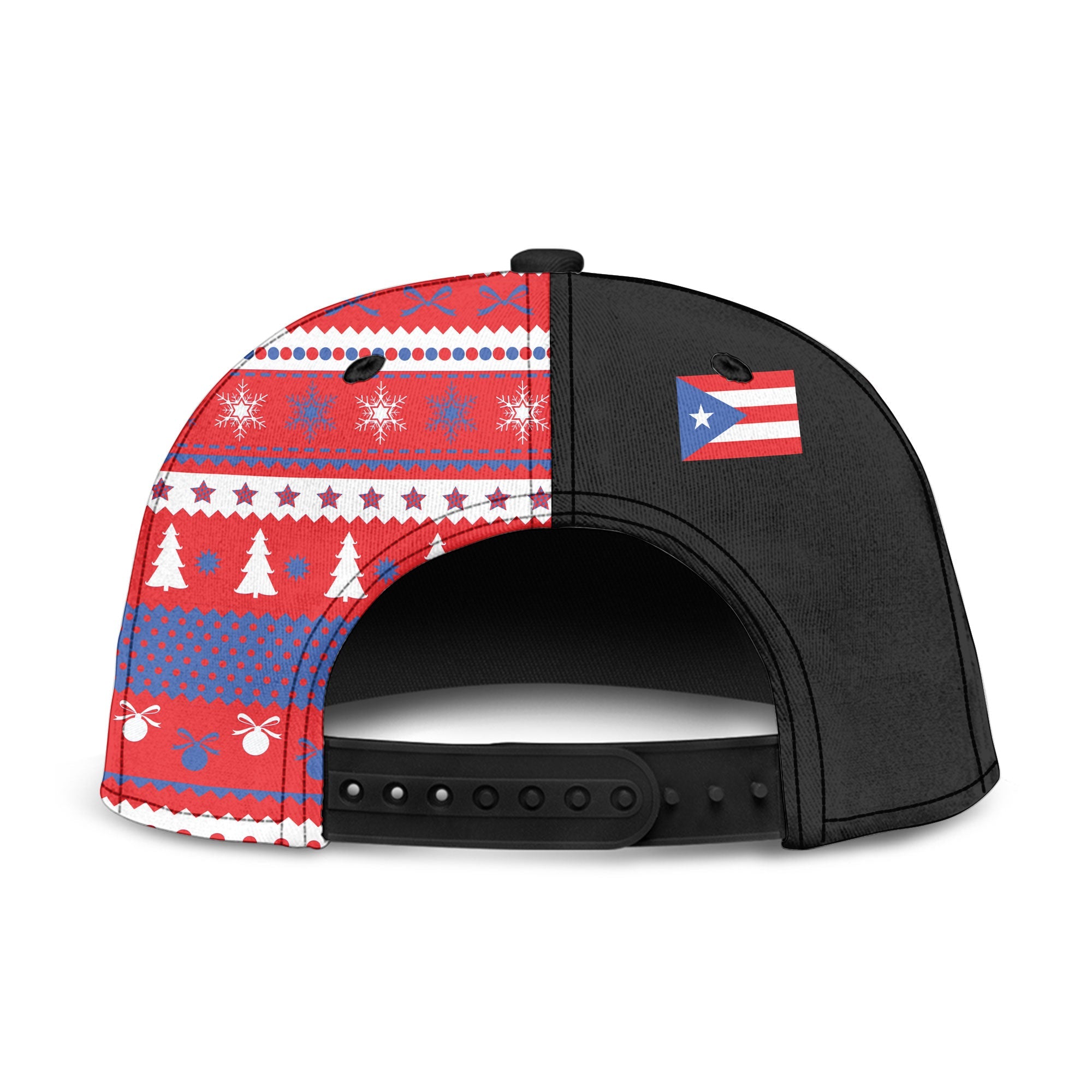 Puerto Rico Snapback Hat Coat Of Arms Christmas Style