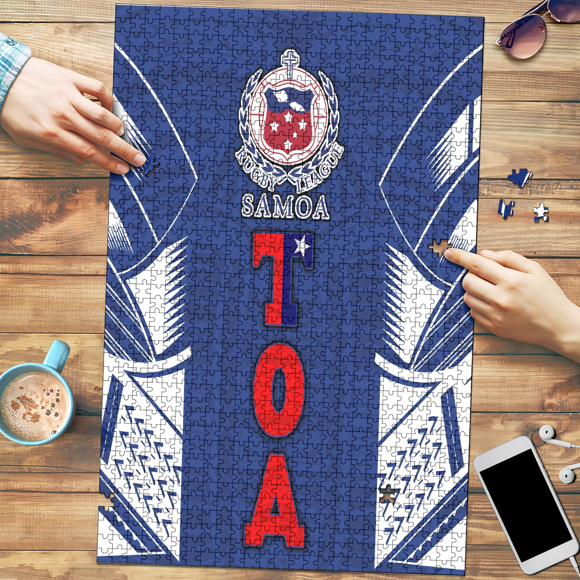 TOA Samoa Rugby Puzzles