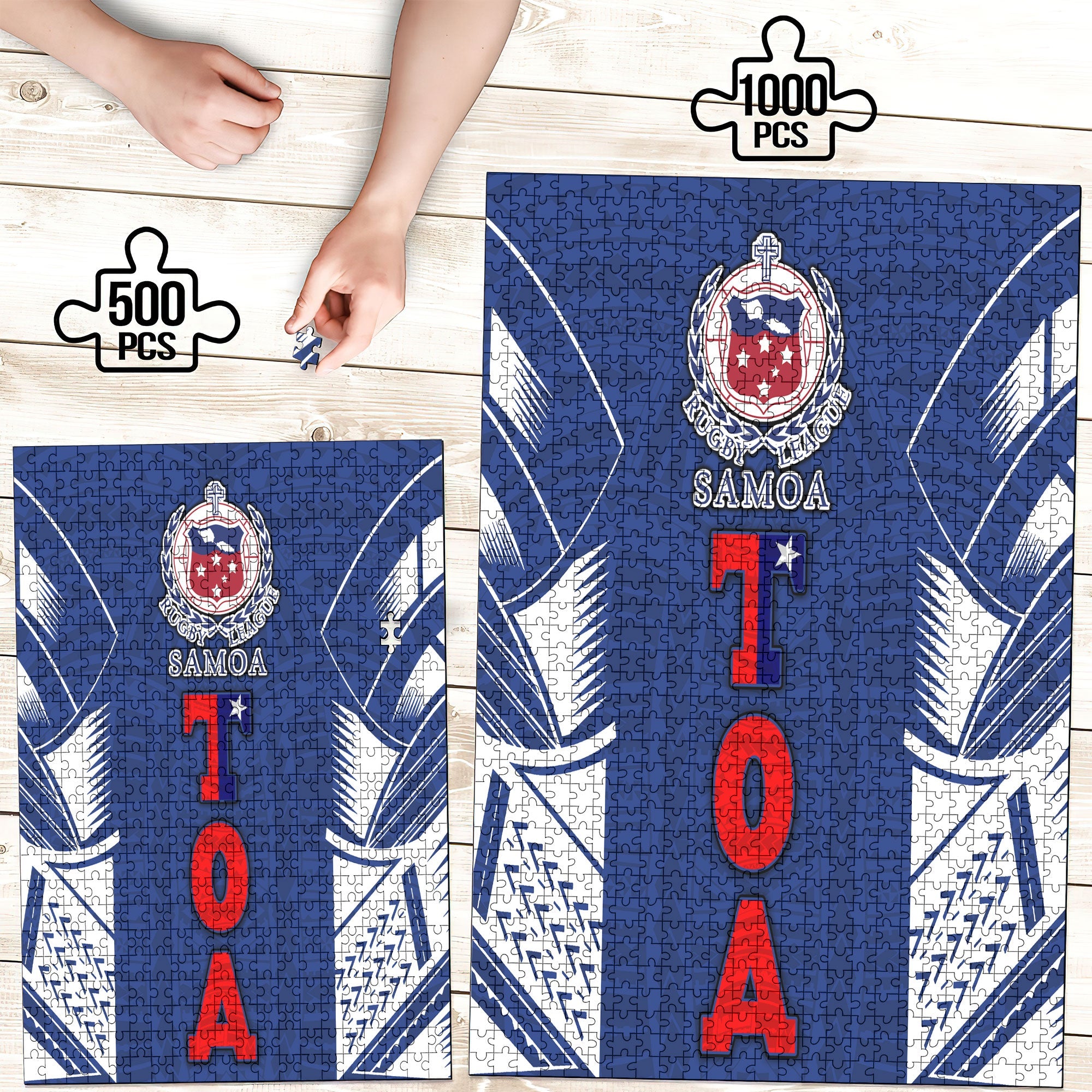 TOA Samoa Rugby Puzzles