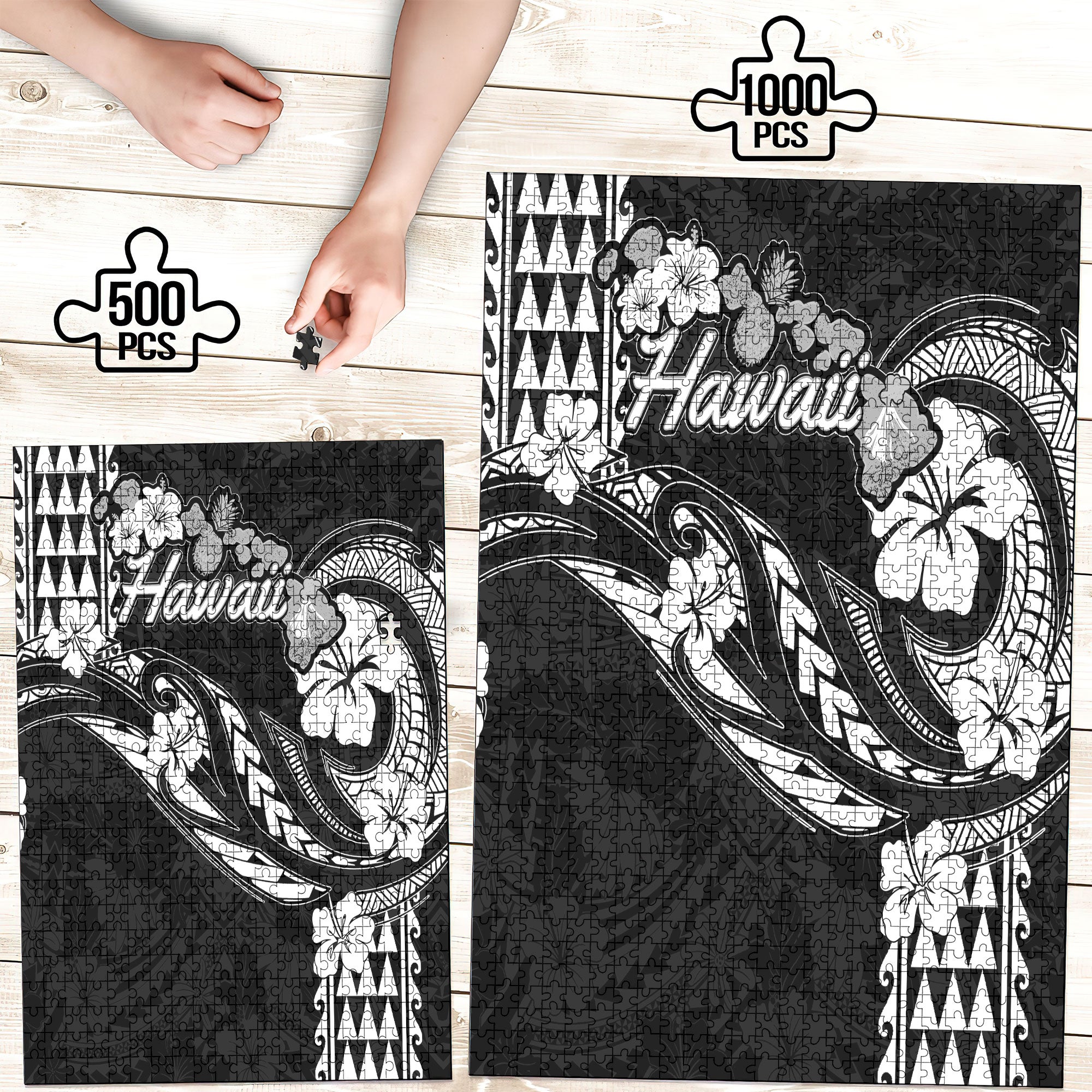 Hawaii Seal Puzzles Turtle & Map Style