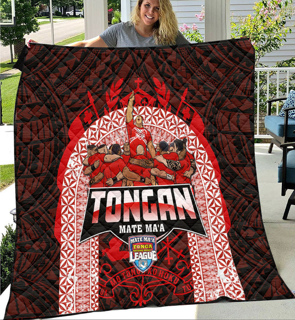 Tonga Mate Ma'a Rugby League Quilt