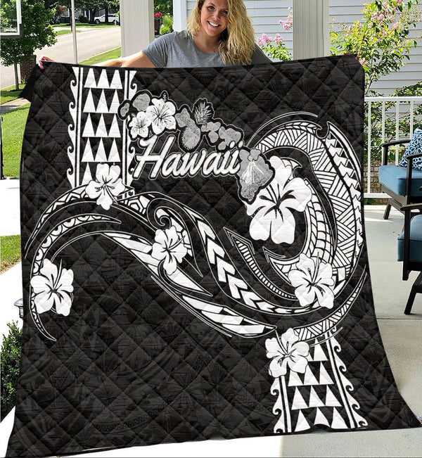 Hawaii Seal Quilt Turtle & Map Style