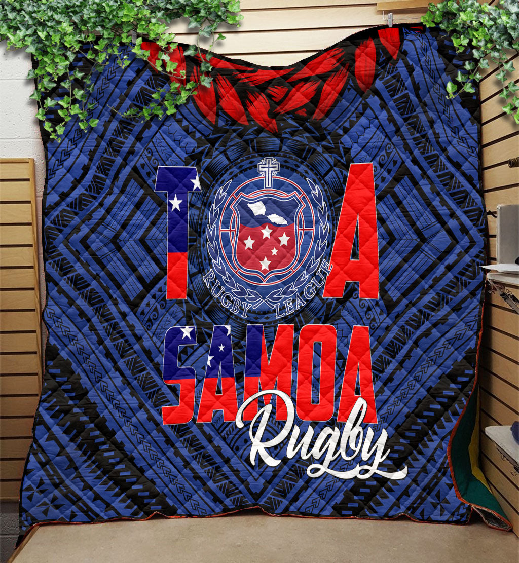 Samoa TOA Rugby Quilt Ulafala Style