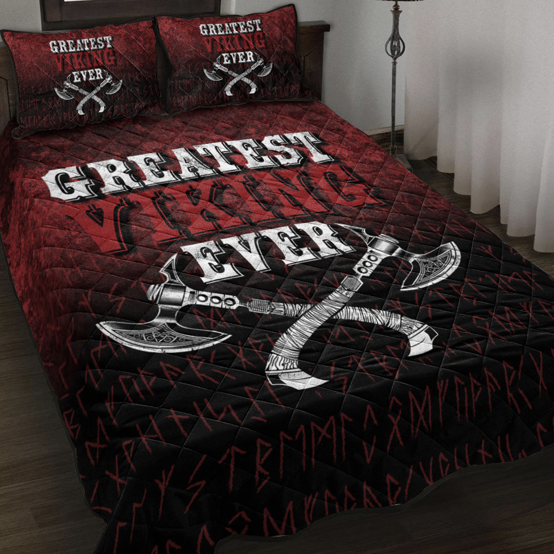 Viking Quilt Bedding Set Greatest Viking Ever