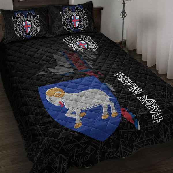 Viking Quilt Bedding Set Faroe Island 