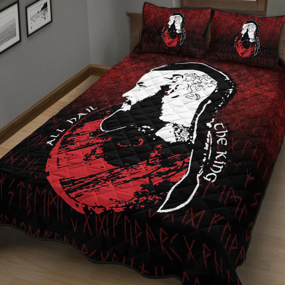 Viking Quilt Bedding Set All Hail The King Viking