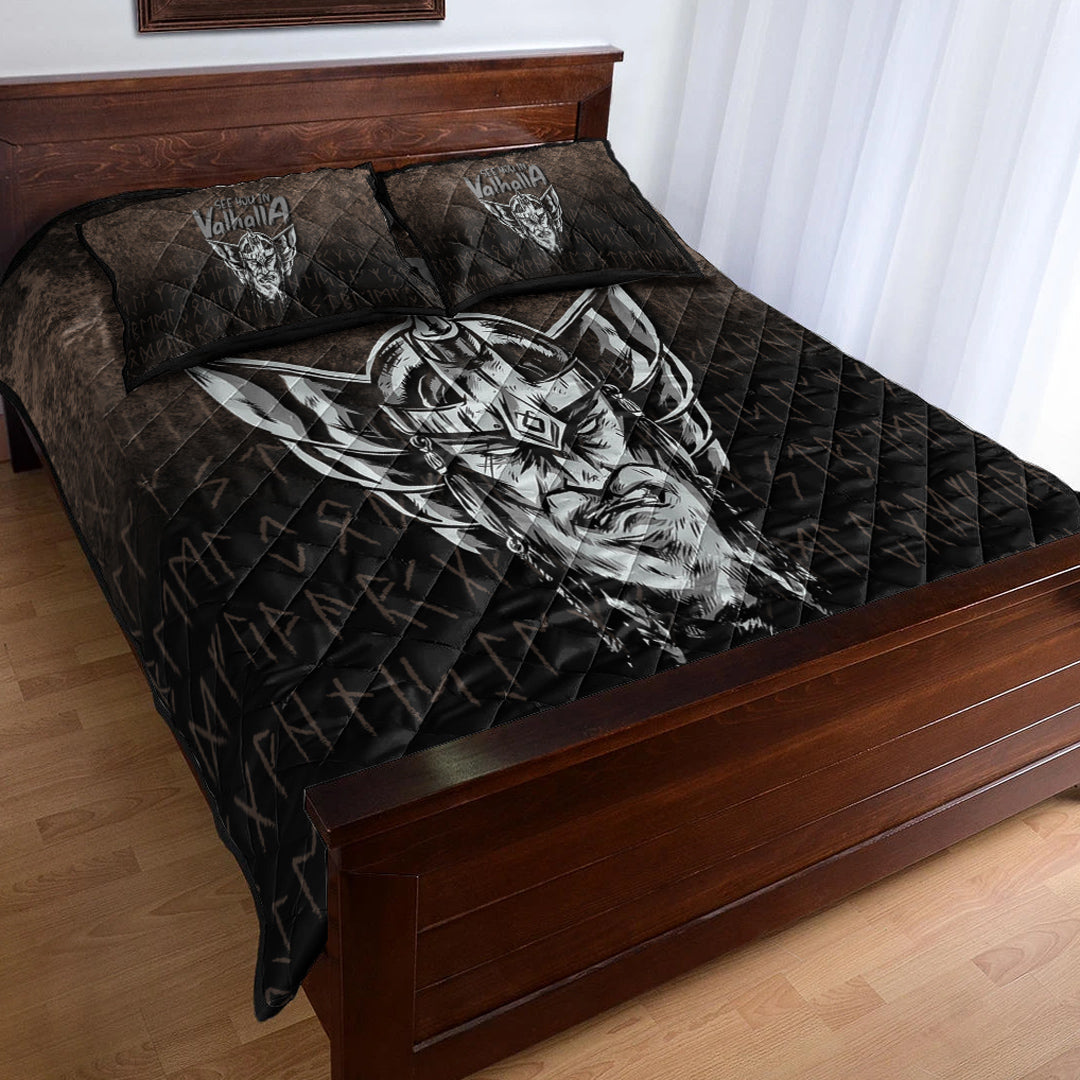 Viking Quilt Bedding Set See You In Valhalla Ver02