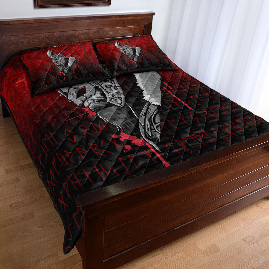 Viking Quilt Bedding Set Viking Nordic Odin