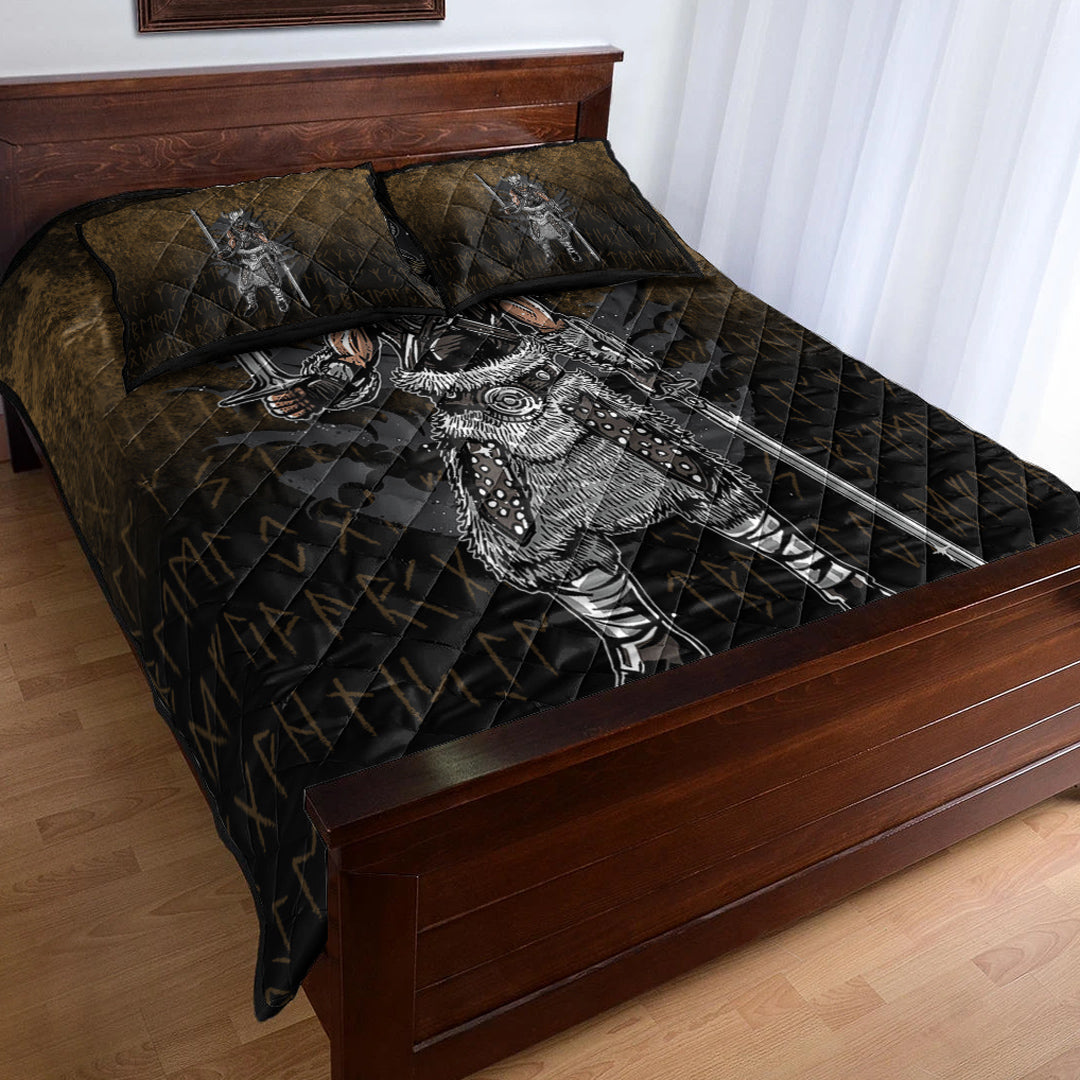 Viking Quilt Bedding Set Viking Dark Warrior