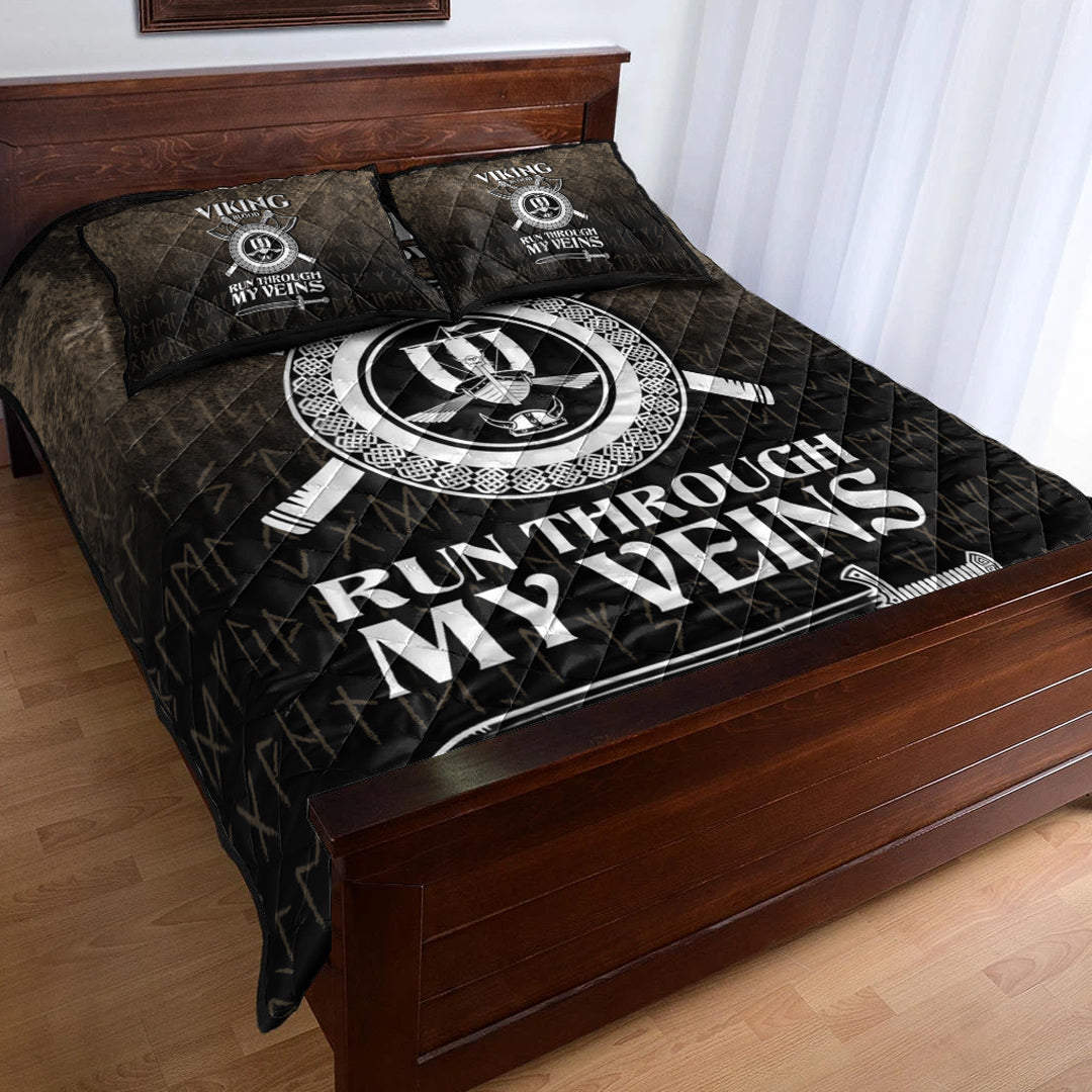 Viking Quilt Bedding Set Viking Blood Run Through My Veins Ver05