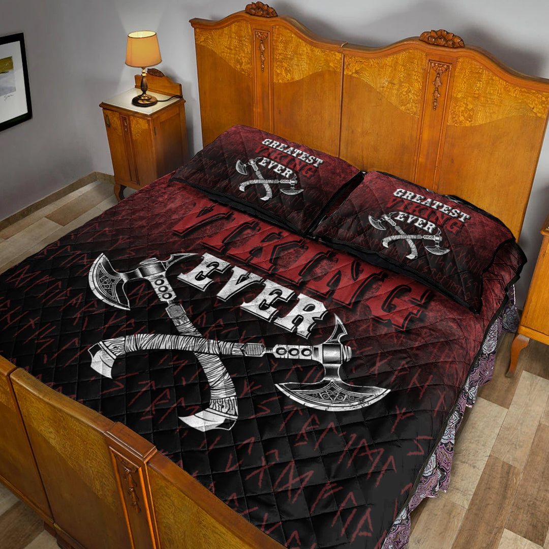 Viking Quilt Bedding Set Greatest Viking Ever