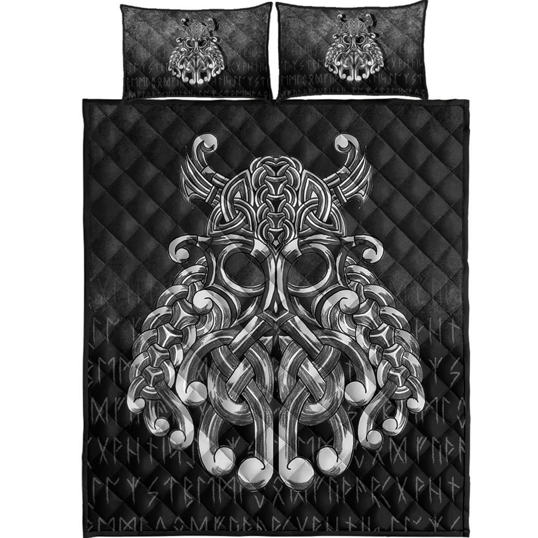 Viking Quilt Bedding Set Viking Odin Valhalla