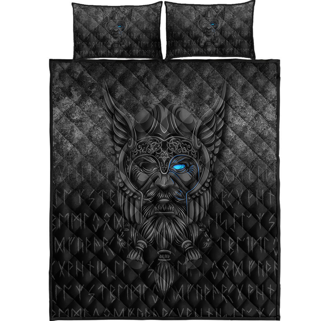 Viking Quilt Bedding Set Viking Odin Allfather In Asgard Special Version