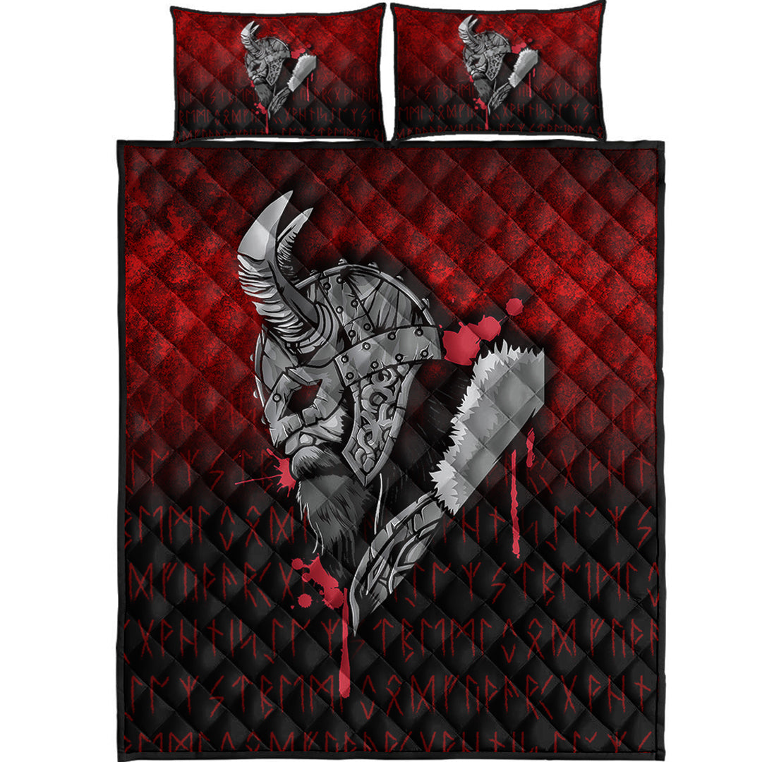 Viking Quilt Bedding Set Viking Nordic Odin