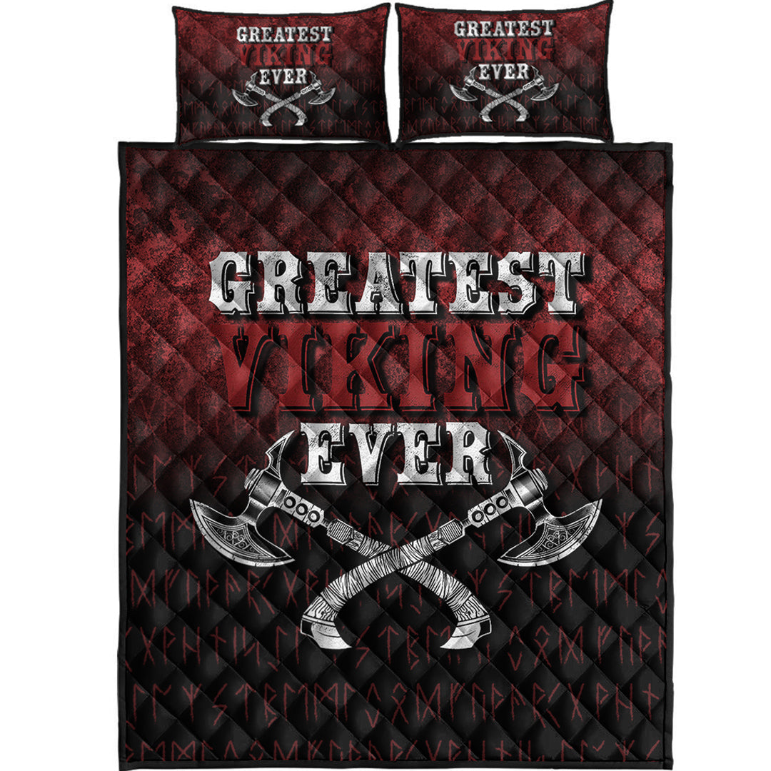 Viking Quilt Bedding Set Greatest Viking Ever