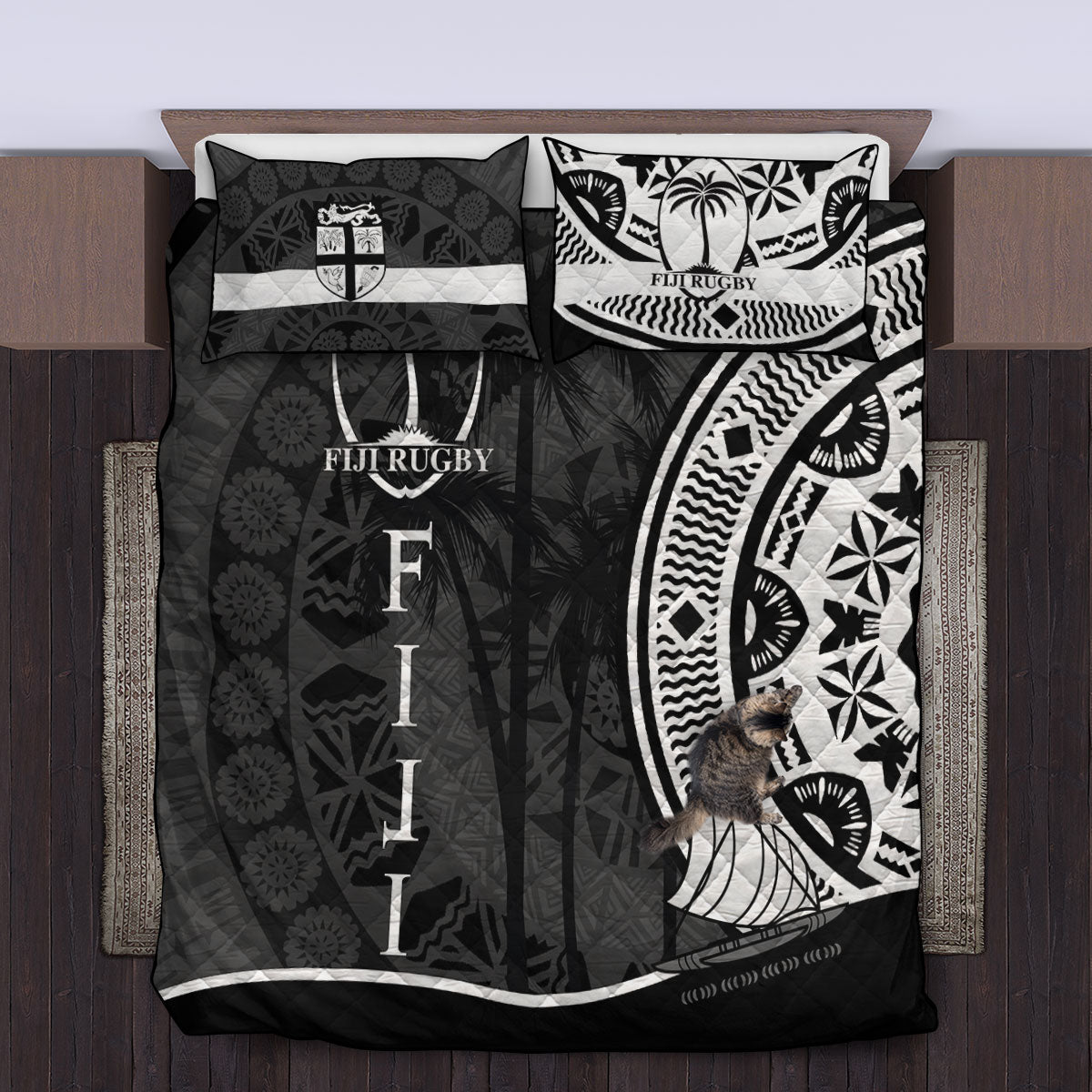 Fiji Rugby Quilt Bed Set