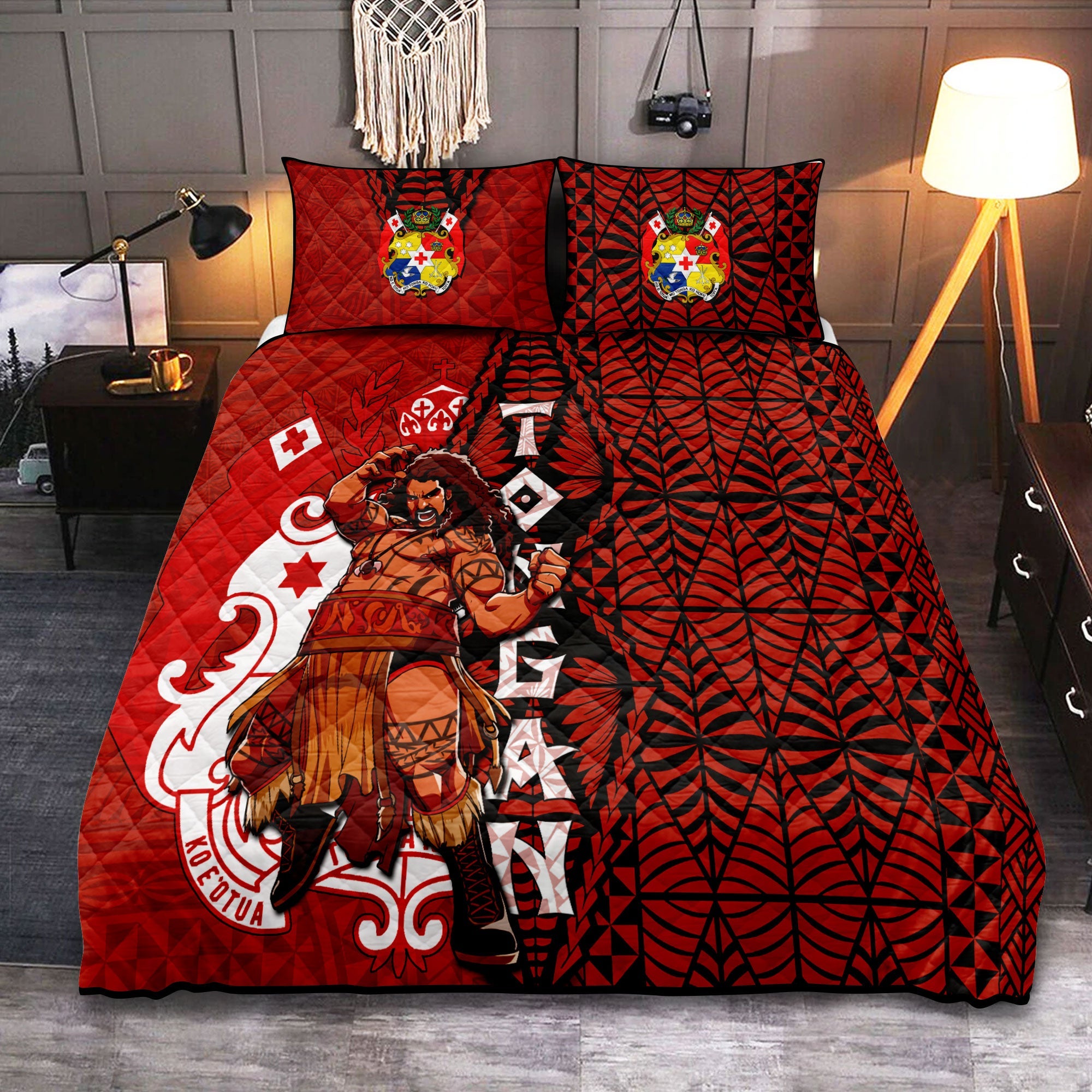 Tonga The Tonga Terror Quilt Bed Set