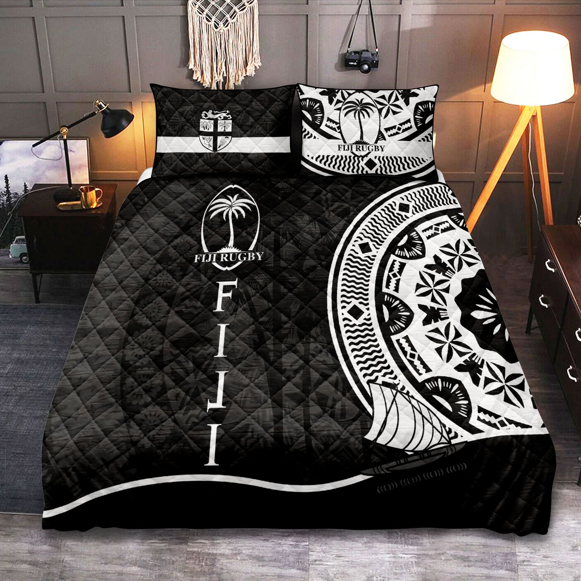 Fiji Rugby Quilt Bed Set