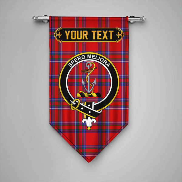 Rait Clan Badge Tartan Gonfalon Personalize