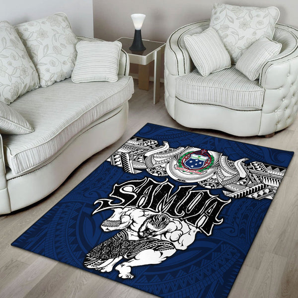 Samoa Warrior Area Rug