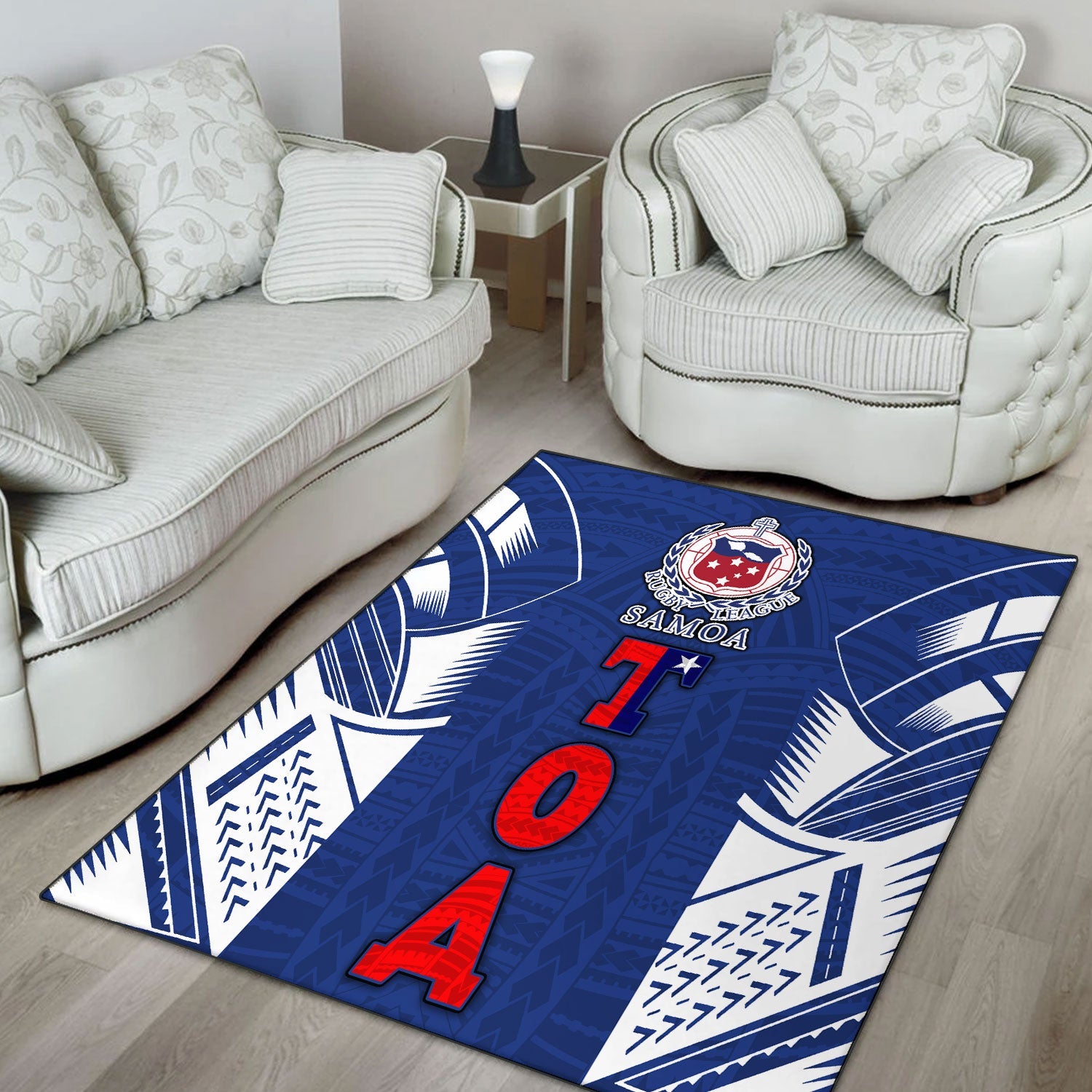 TOA Samoa Rugby Area Rug