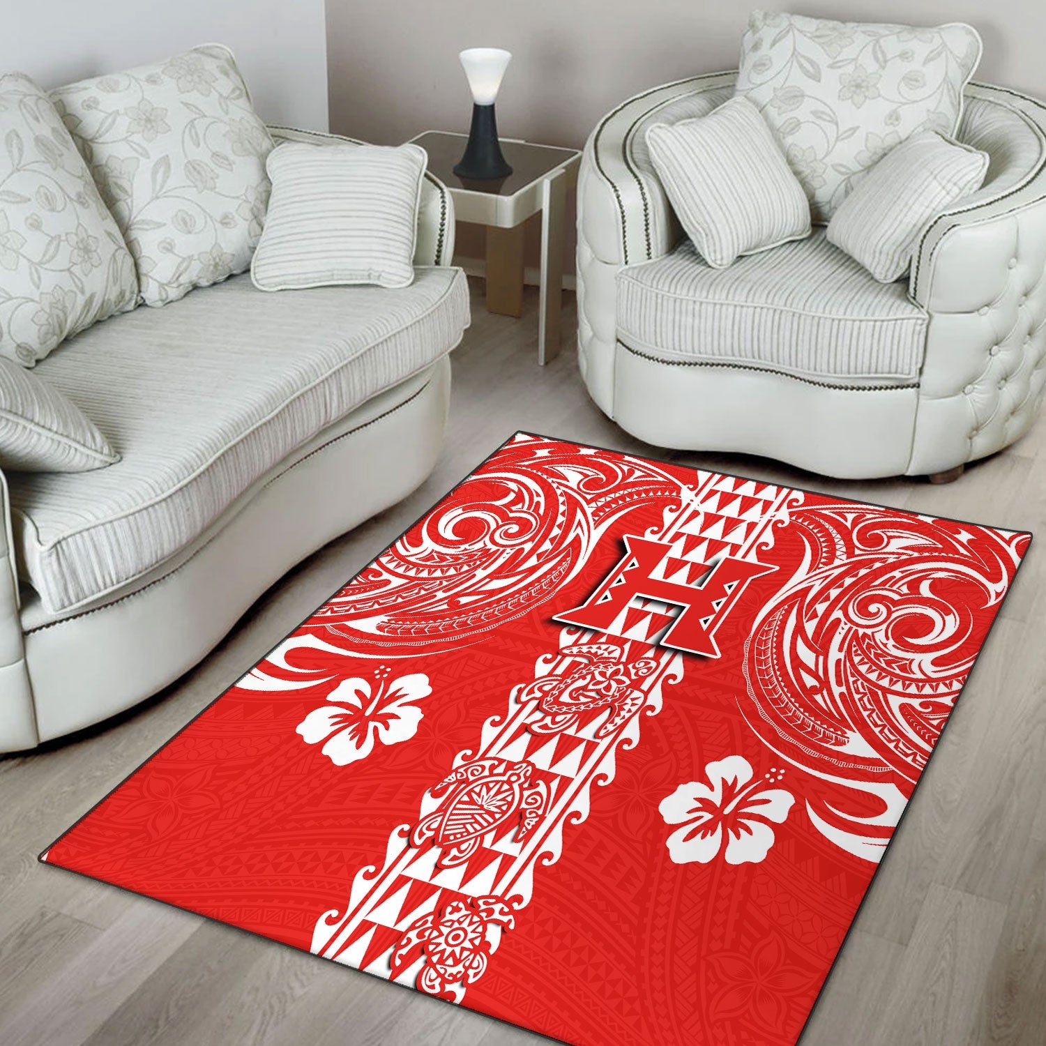 Hilo Hawaii Seal Area Rug Turtle Style