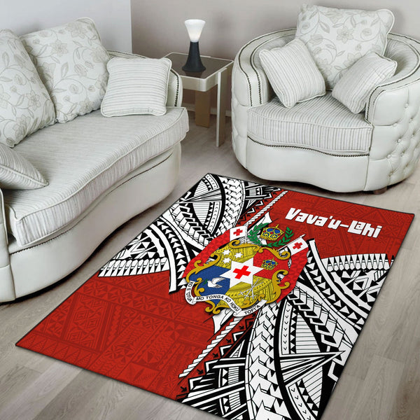 Tonga Vava'u Lahi Coat Of Arms Area Rug