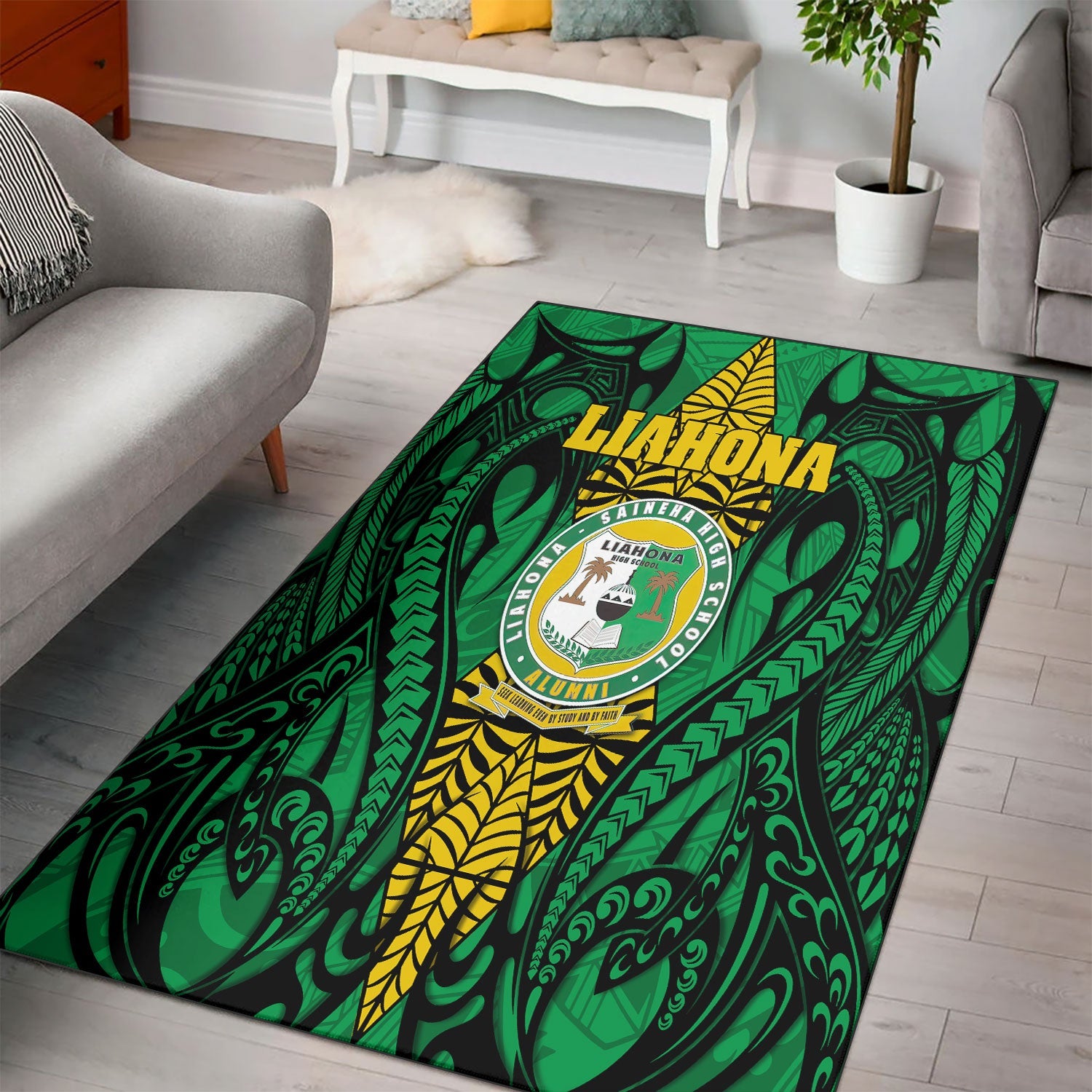 Tonga Liahona High School Area Rug