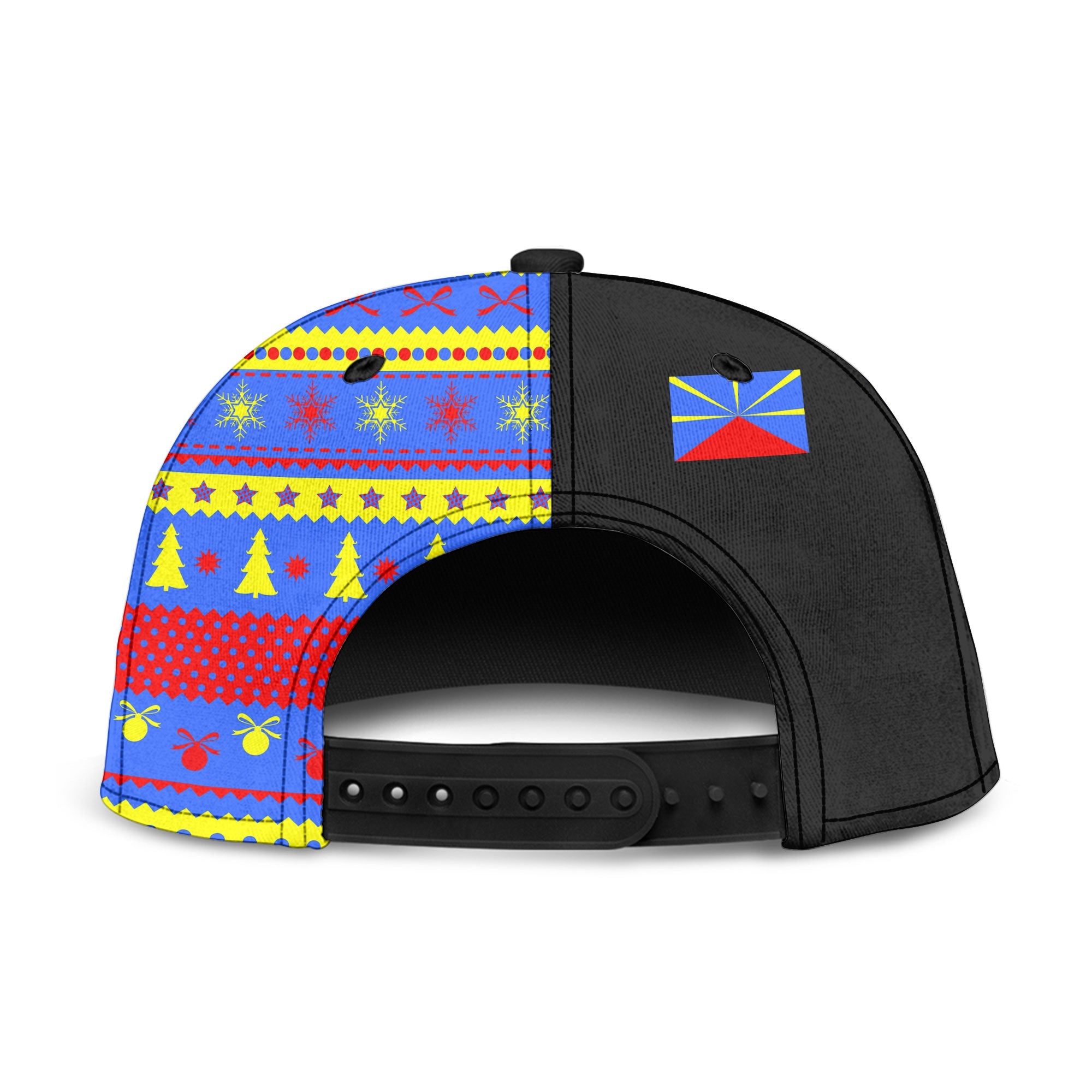 Reunion Snapback Hat Coat Of Arms Christmas Style