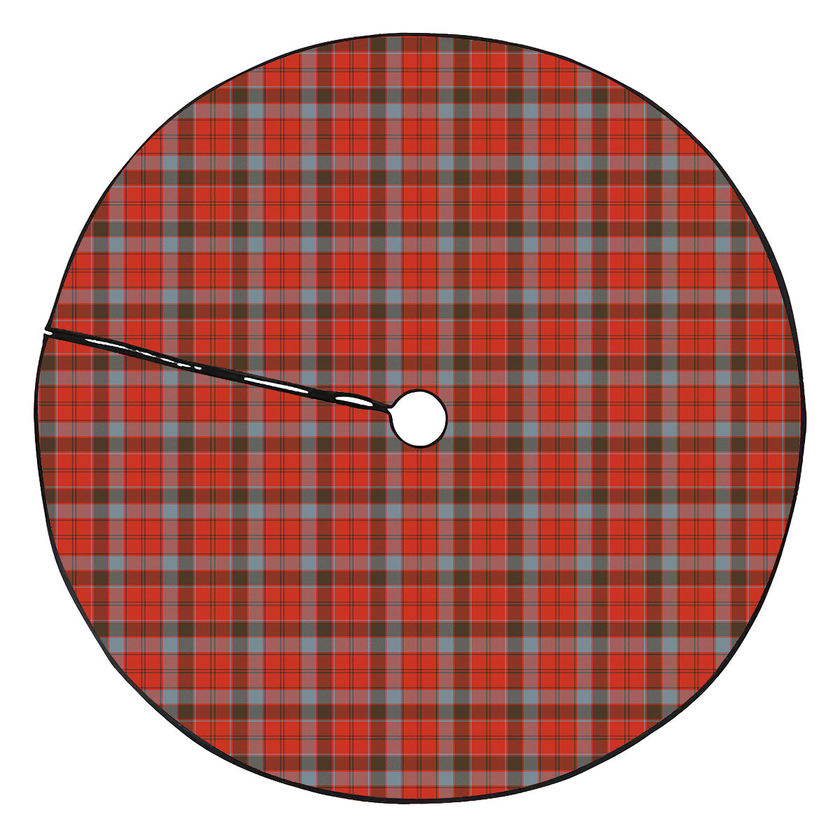 Robertson Weathered Tartan Plaid Christmas Tree Skirt