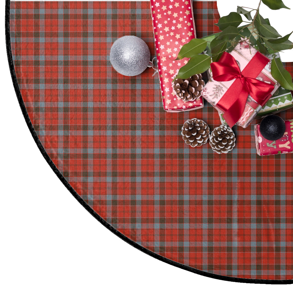 Robertson Weathered Tartan Plaid Christmas Tree Skirt