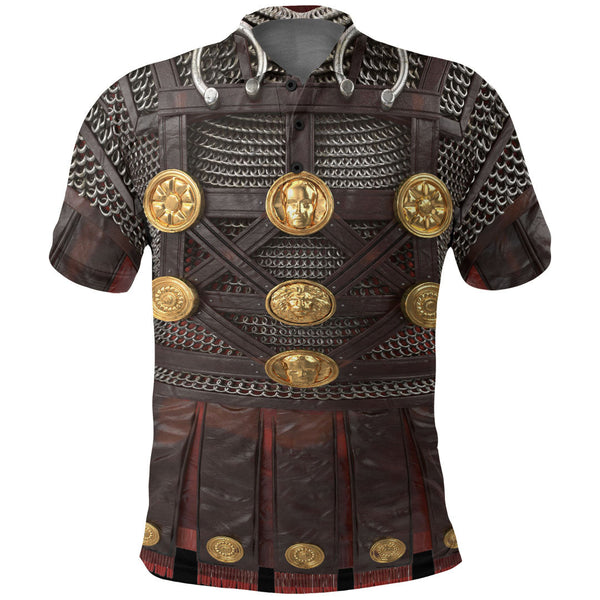 Viking Polo Shirt Roman Armor 3D