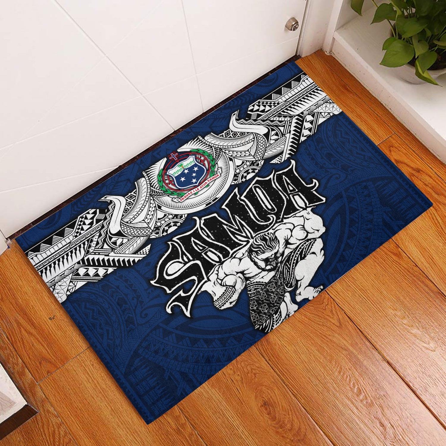 Samoa Warrior Door Mat