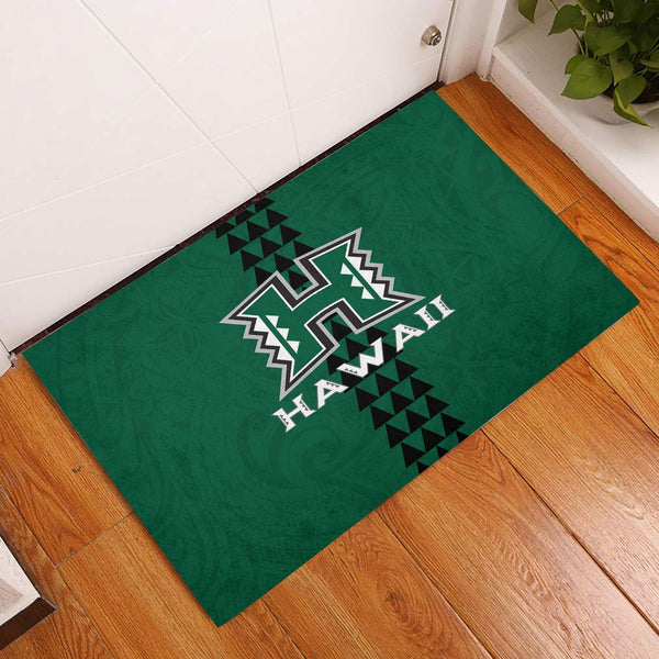 Hawaii Rainbow Warriors Rugby Door Mat