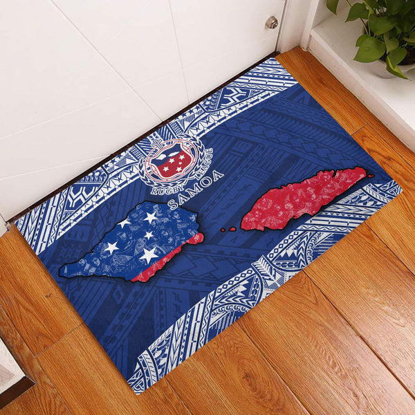 Samoa TOA Rugby Door Mat Map Style