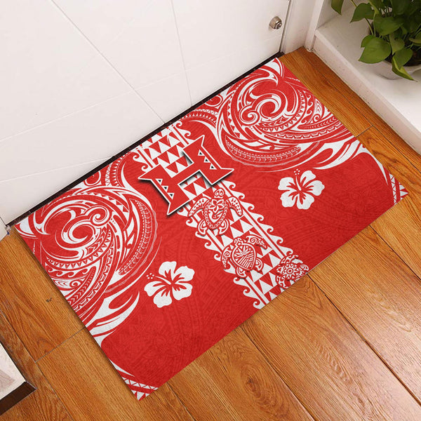 Hilo Hawaii Seal Door Mat Turtle Style