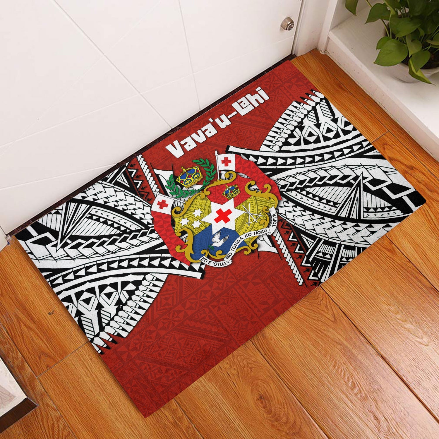 Tonga Vava'u Lahi Coat Of Arms Door Mat