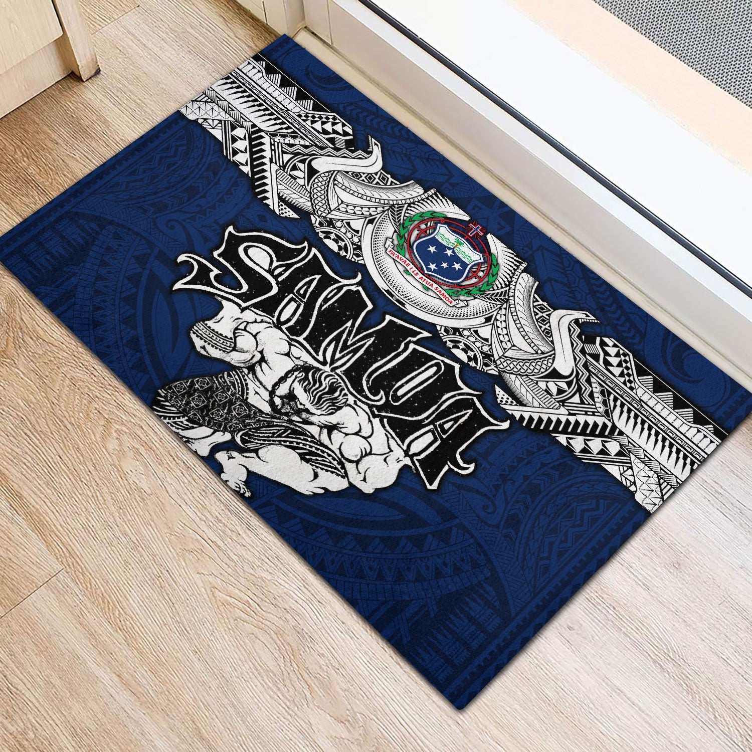 Samoa Warrior Door Mat