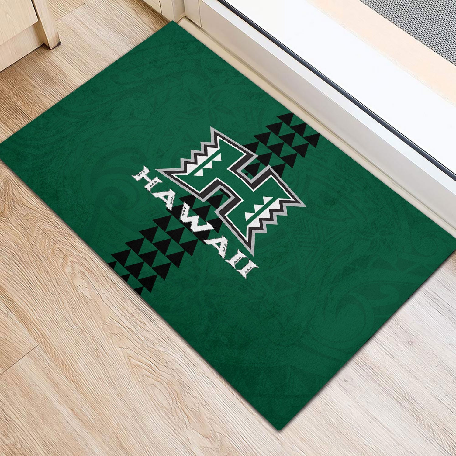 Hawaii Rainbow Warriors Rugby Door Mat