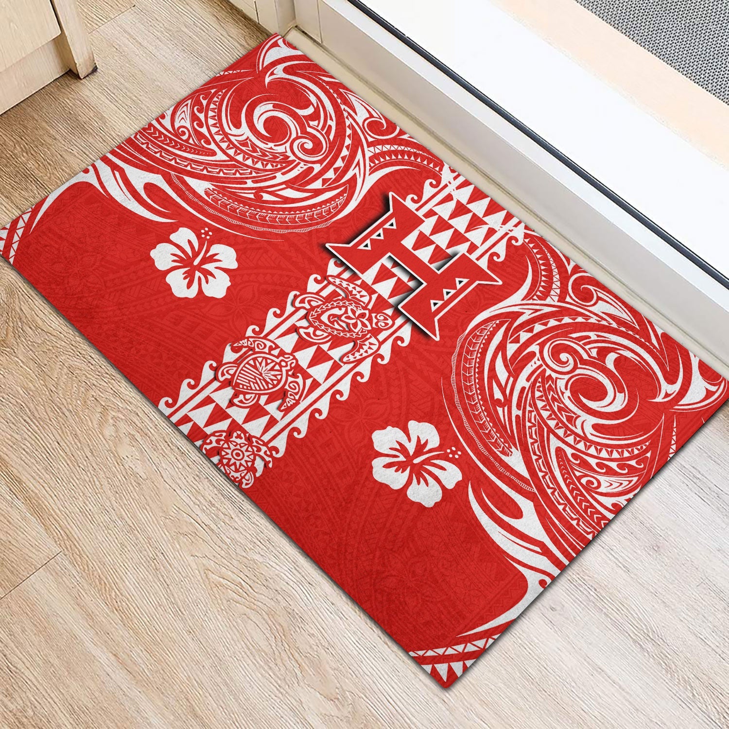 Hilo Hawaii Seal Door Mat Turtle Style