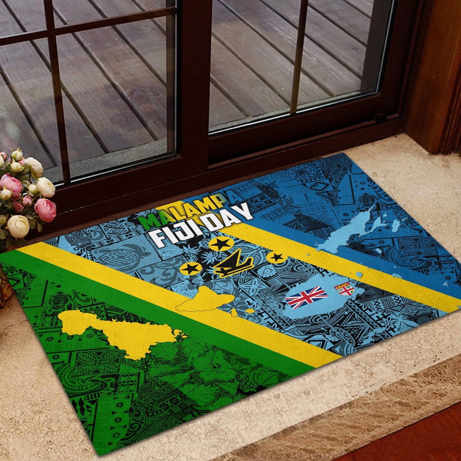 Malampa Fiji Day Door Mat