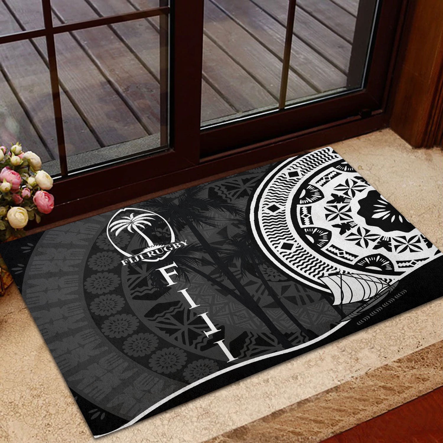 Fiji Rugby Door Mat