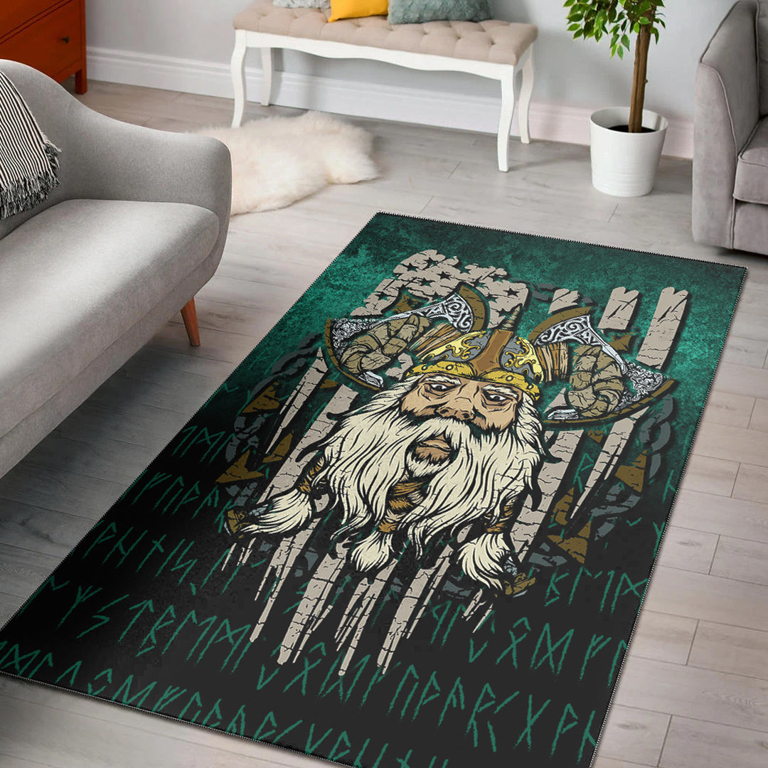 Viking Area Rug America Odin