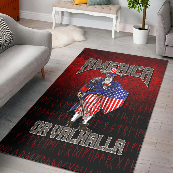 Viking Area Rug America Or Valhalla Ver01