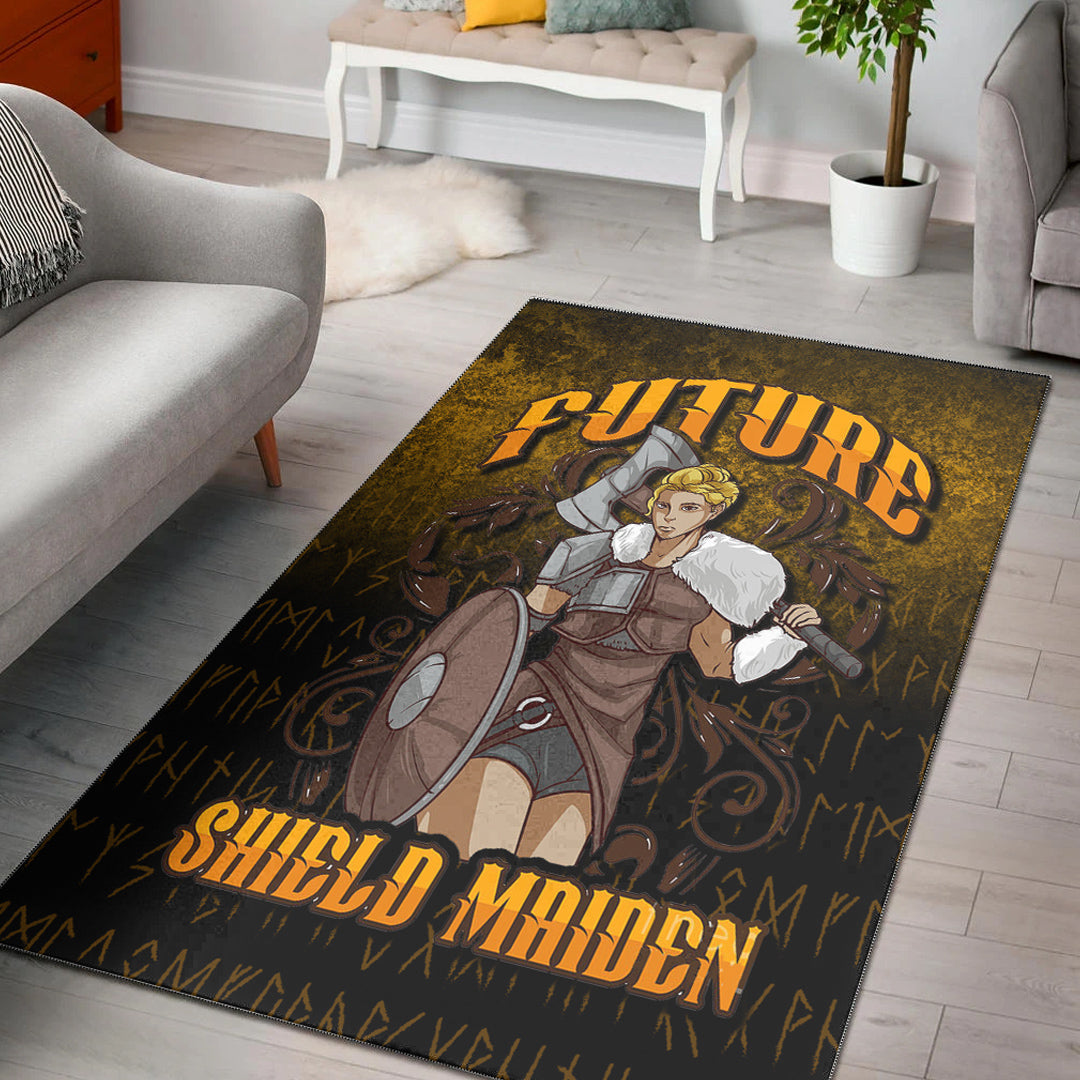 Viking Area Rug I’m Viking Future Shield Maiden