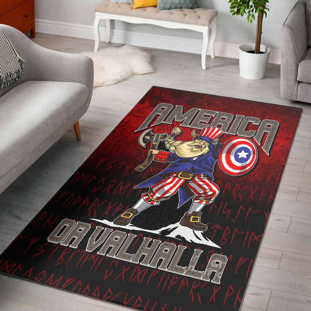 Viking Area Rug America Or Valhalla Ver02